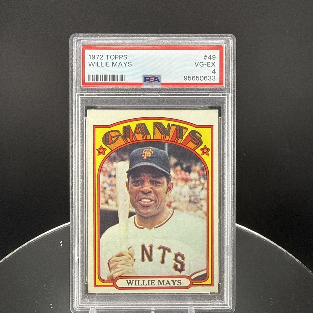 1972 Topps Baseball #49 Willie Mays PSA 4 Vintage